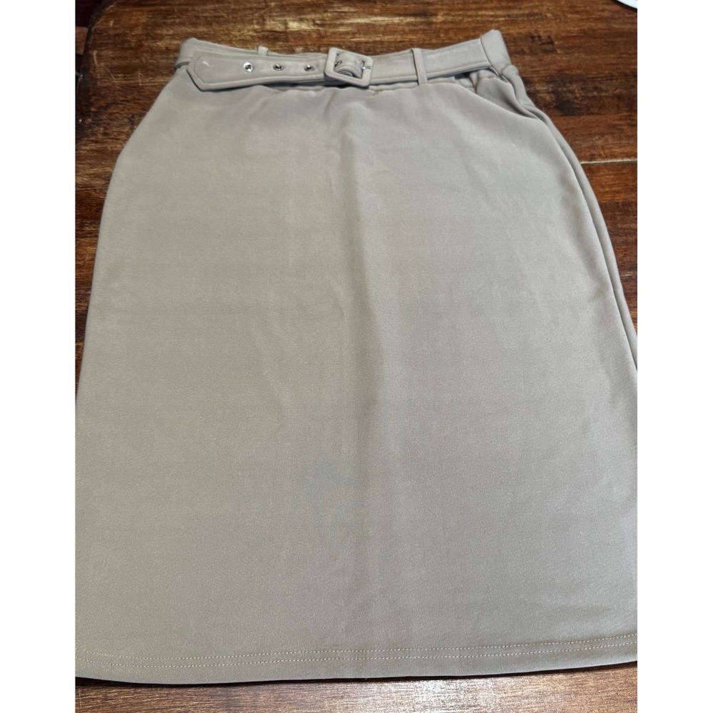 Harper By Block Women's Skirt Women L/14 Pencil Skirt Beige
